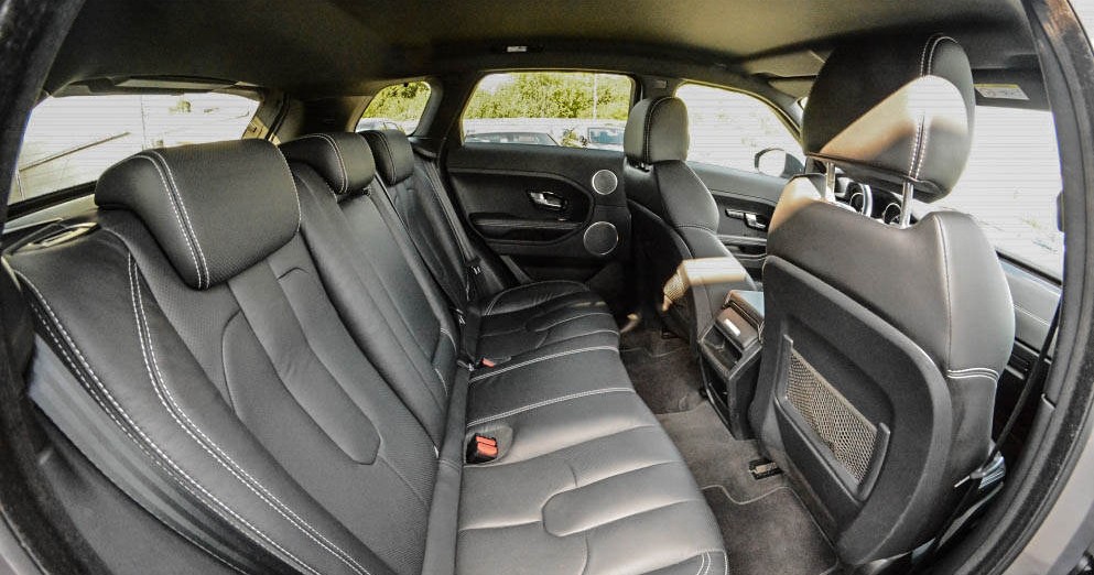 Tylne siedzenia Range Rover Evoque